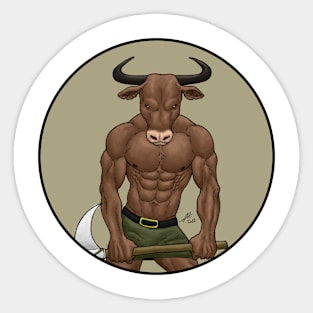 The Minotaur Sticker